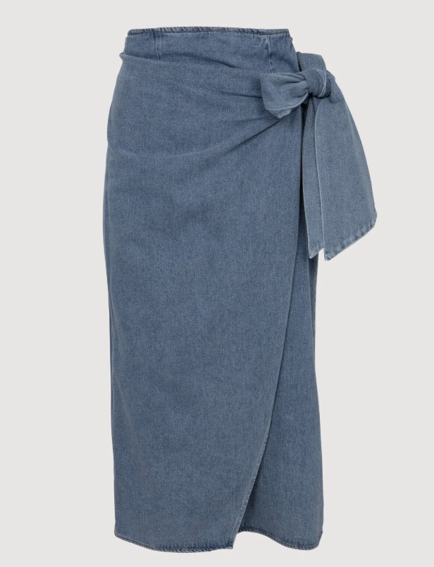 NAOMI DENIM SKIRT - LES SOEURS