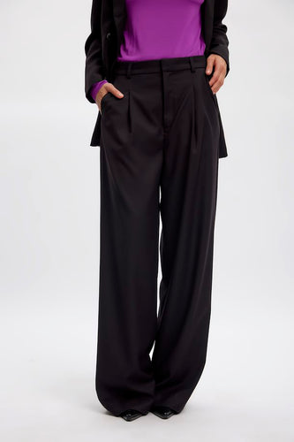 PAULA TROUSERS BLACK - GESTUZ